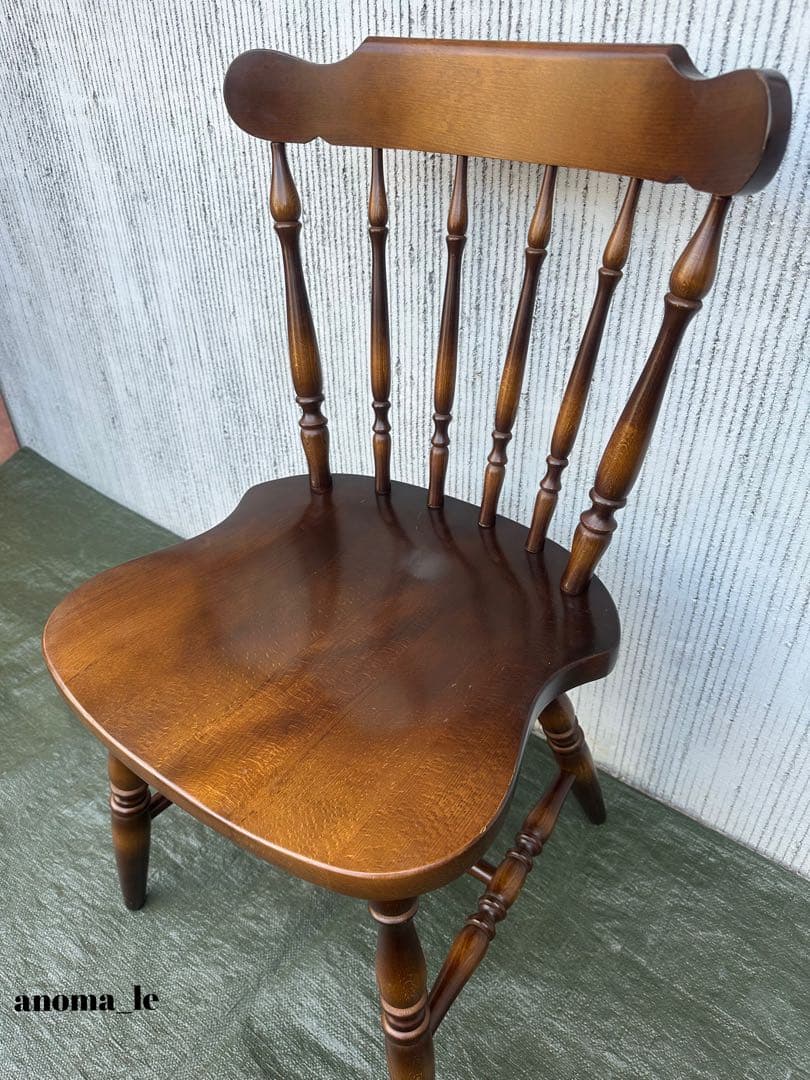 【ダイニングチェア】2　飛騨産業　キツツキ　穂高　スティックバック　ウィンザー