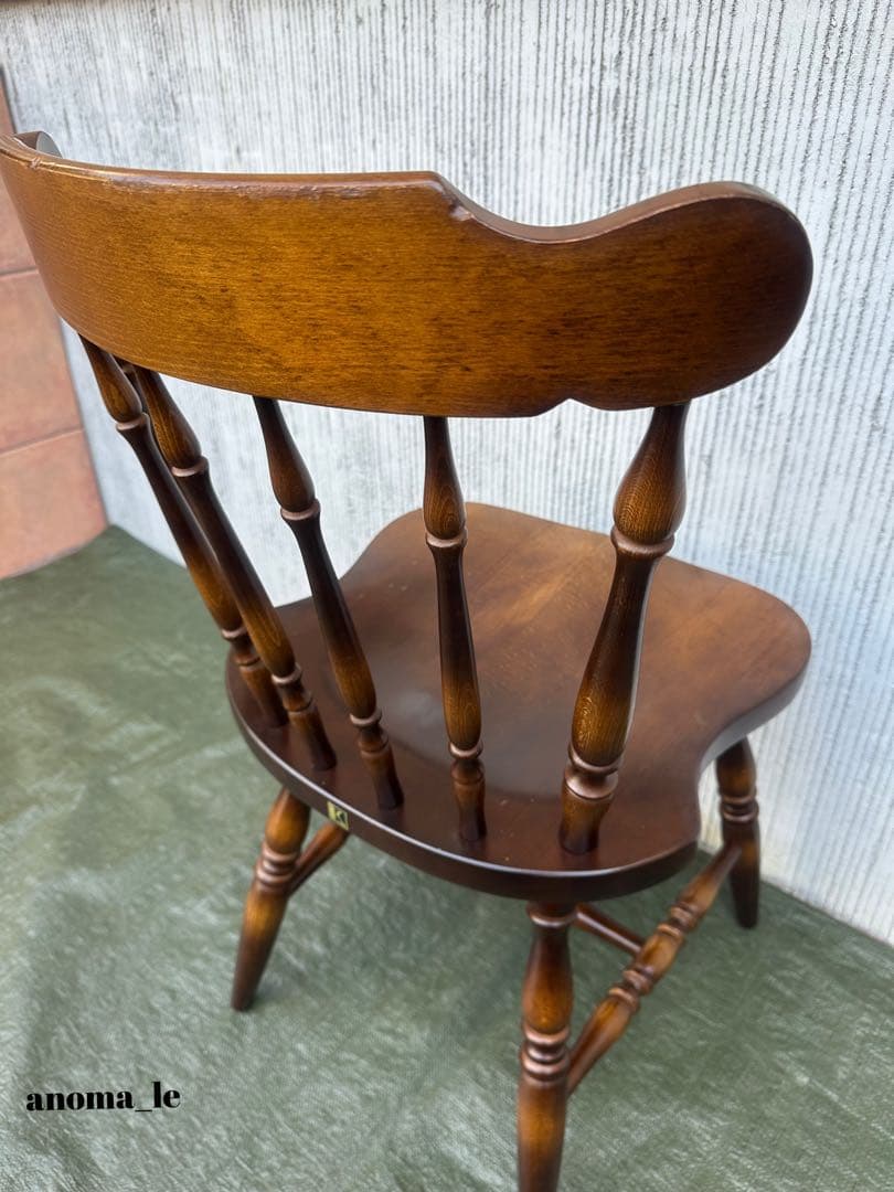 【ダイニングチェア】2　飛騨産業　キツツキ　穂高　スティックバック　ウィンザー