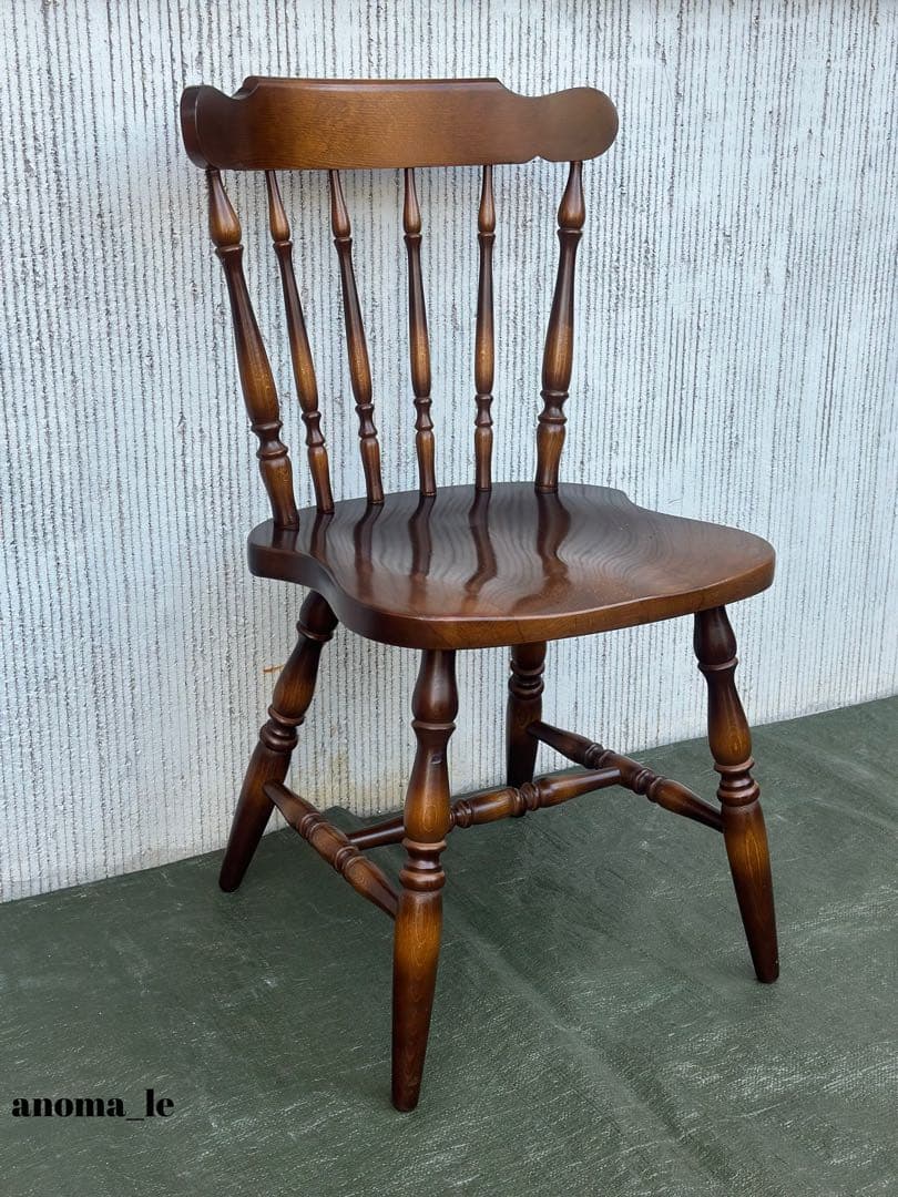 【ダイニングチェア】2　飛騨産業　キツツキ　穂高　スティックバック　ウィンザー