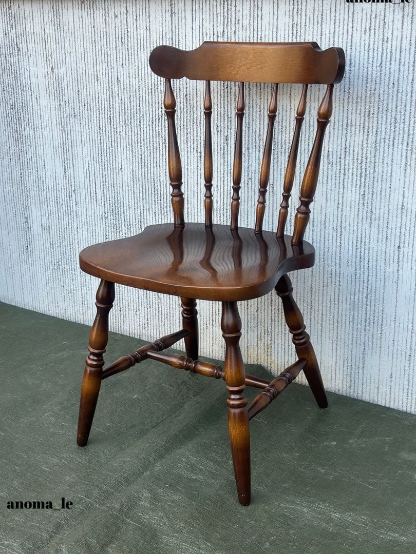 【ダイニングチェア】2　飛騨産業　キツツキ　穂高　スティックバック　ウィンザー