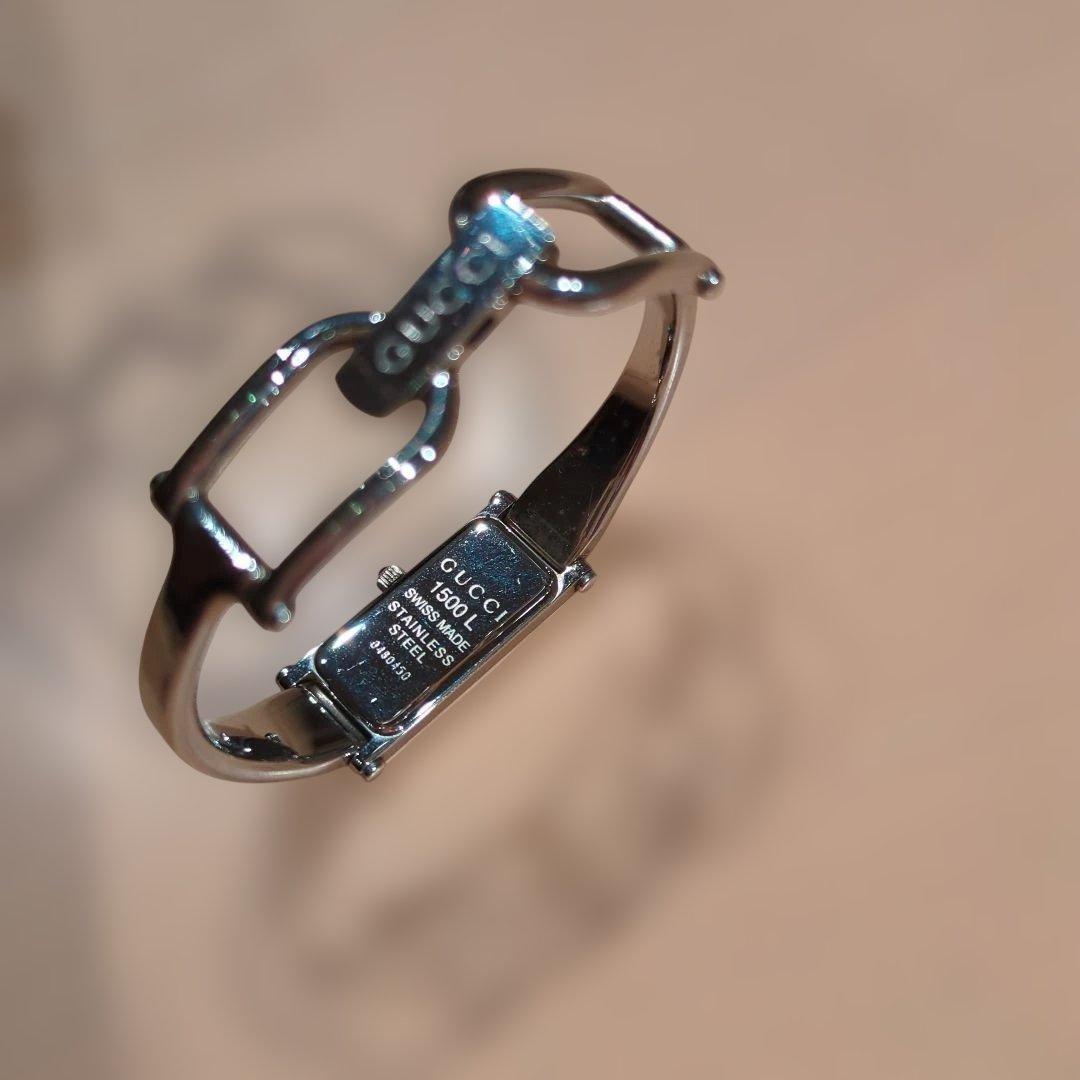 GUCCI クォーツ腕時計 ブラック