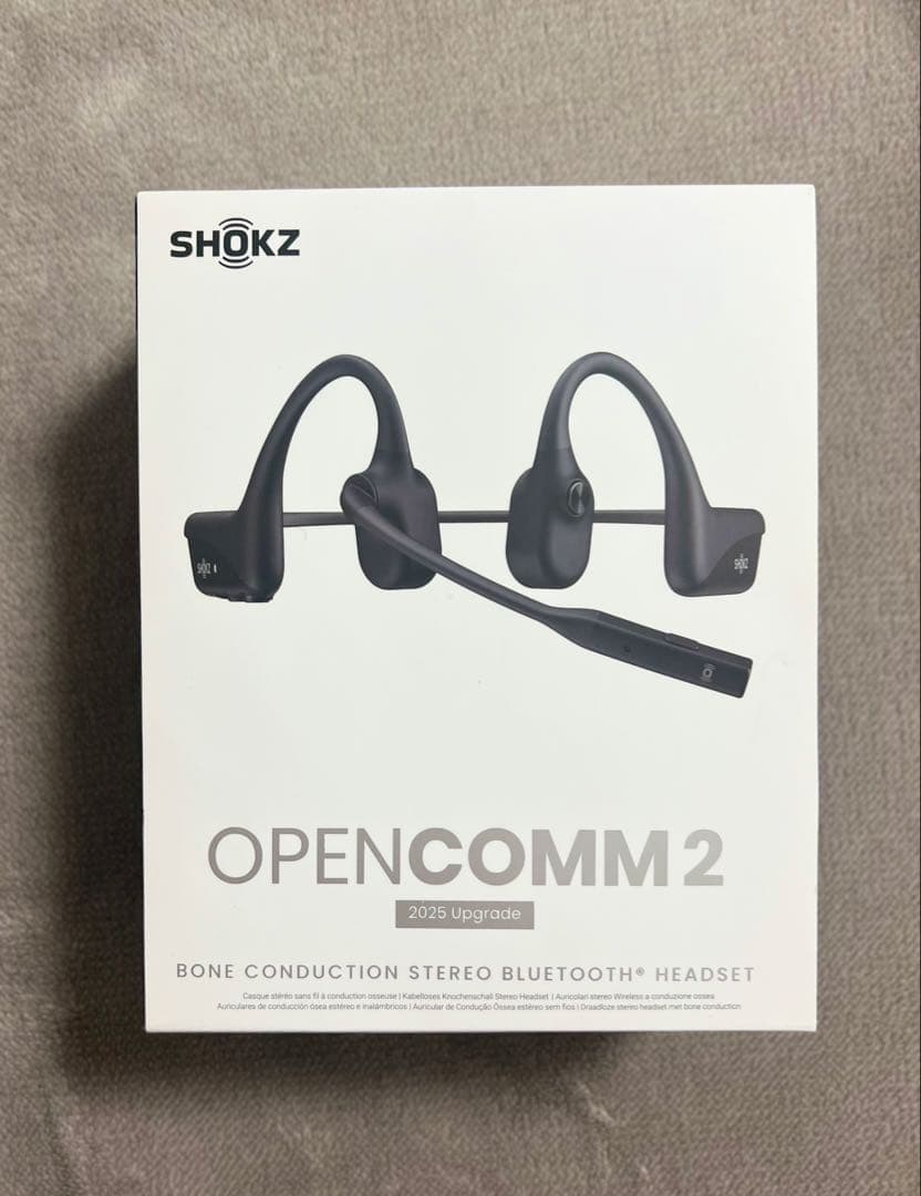 ゆう フリマのお兄さんShokz OpenComm2 2025
