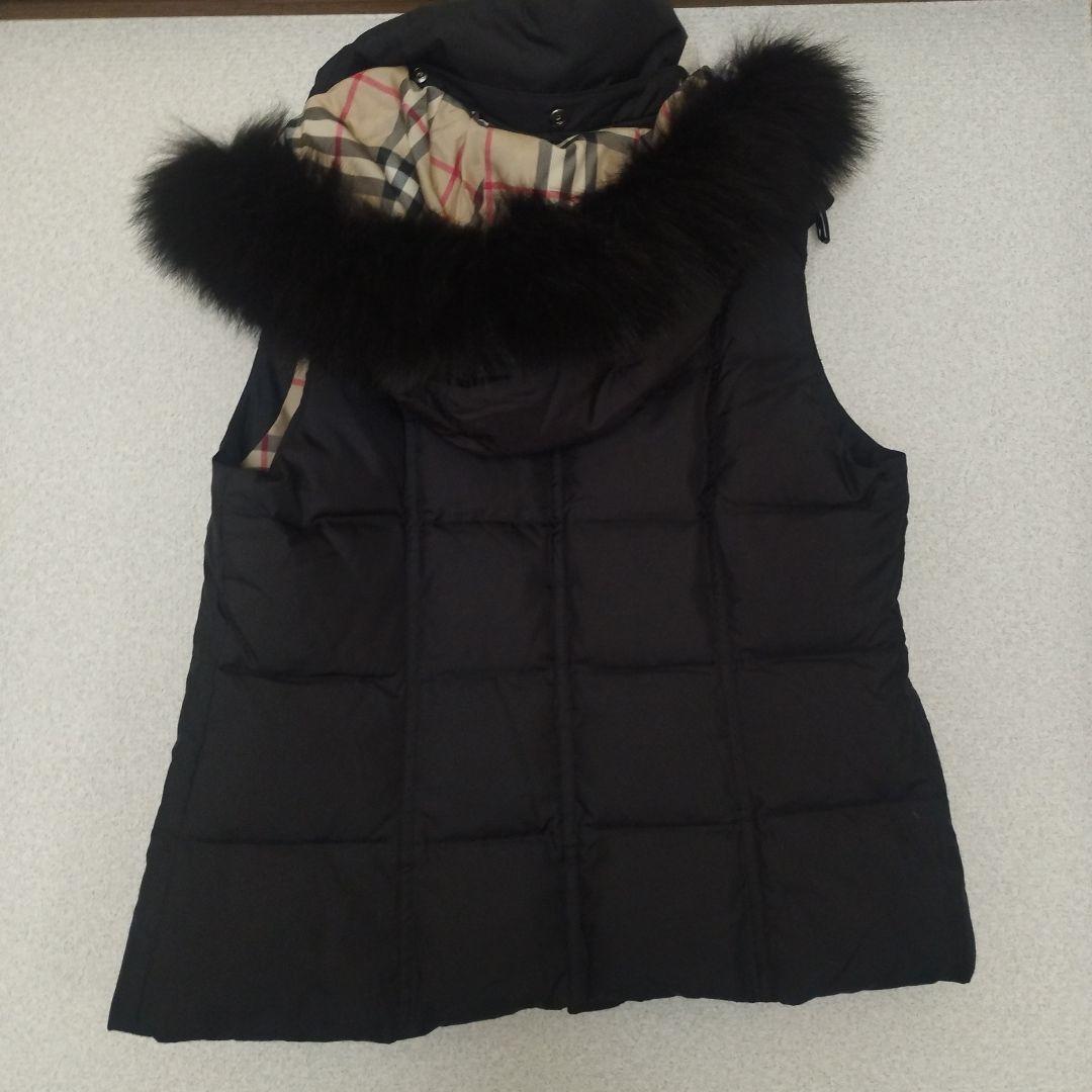 優子様　BURBERRY LONDON フォックスファー 3wayダウンベスト