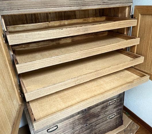 メル42163桐タンス 桐箪笥 昭和の逸品 65年ほど前の物