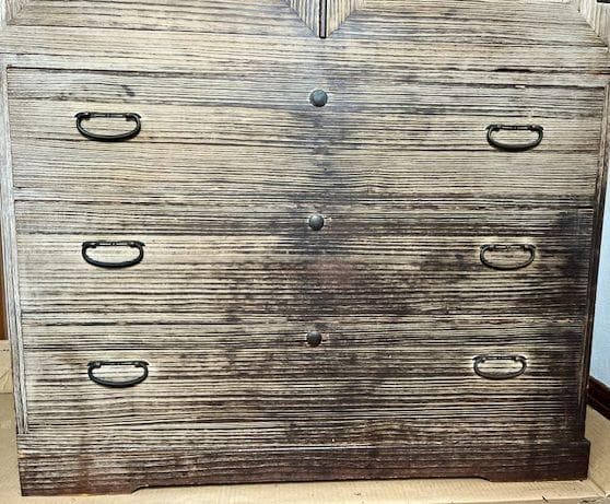 メル42163桐タンス 桐箪笥 昭和の逸品 65年ほど前の物