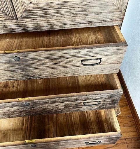 メル42163桐タンス 桐箪笥 昭和の逸品 65年ほど前の物