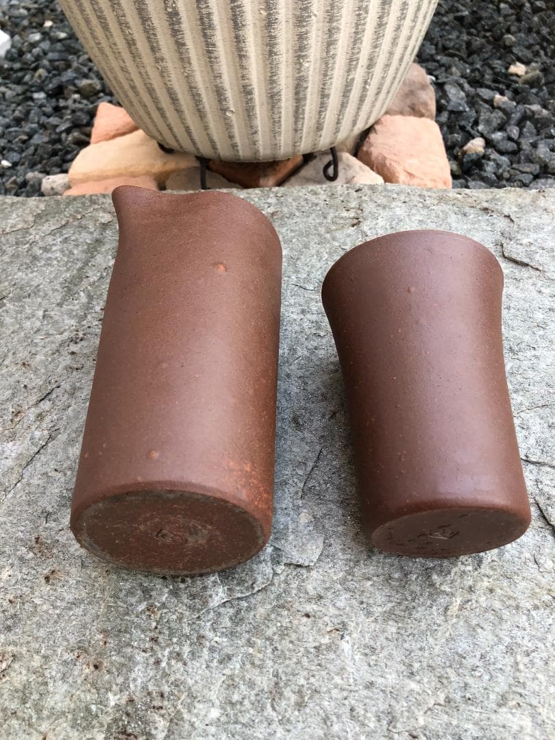 高線量 バドガシュタイン鉱石　高線量ラジウム鉱石含有　水差し＆カップ