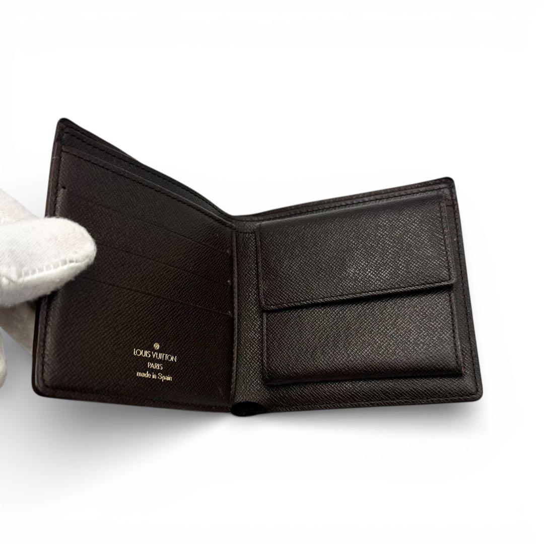 【極美品】ルイヴィトン ポルトフォイユ マルコ ダミエ 折り財布 CA0937
