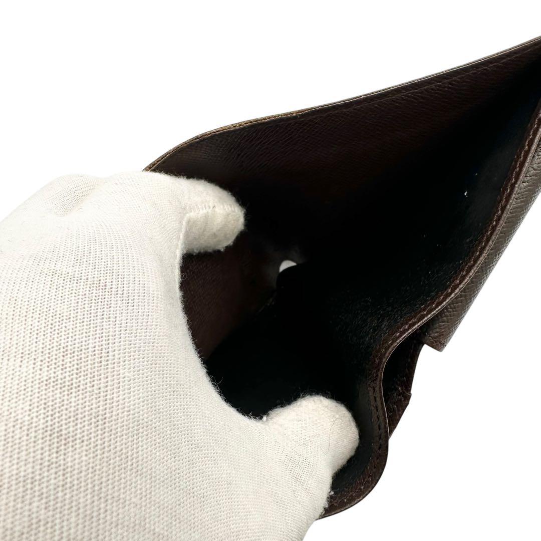 【極美品】ルイヴィトン ポルトフォイユ マルコ ダミエ 折り財布 CA0937