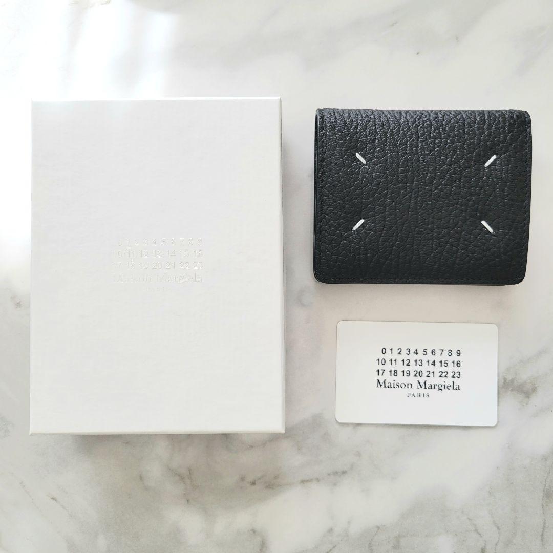 【新品未使用】Maison Margiela 二つ折り財布 BLACK