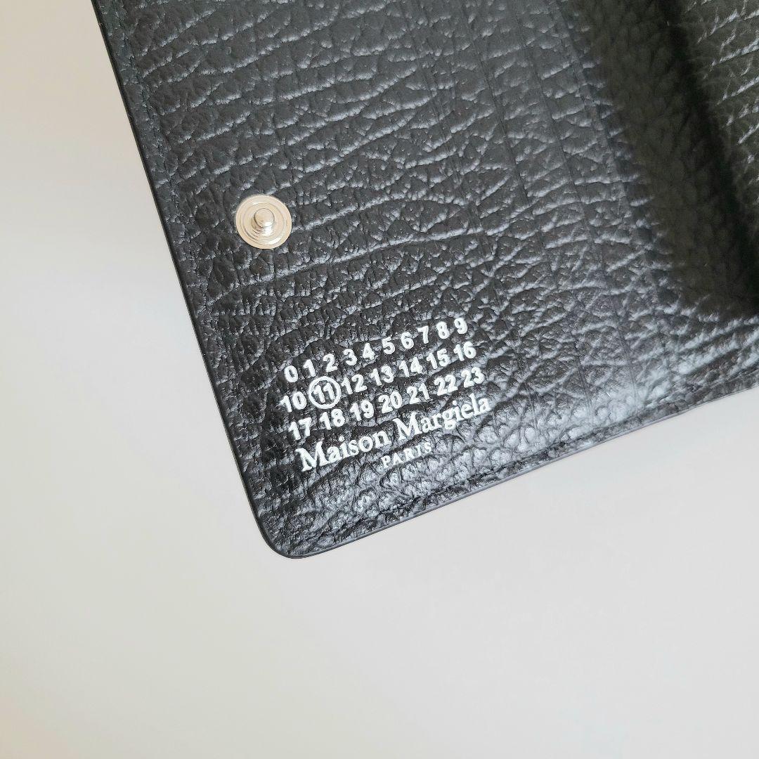【新品未使用】Maison Margiela 二つ折り財布 BLACK