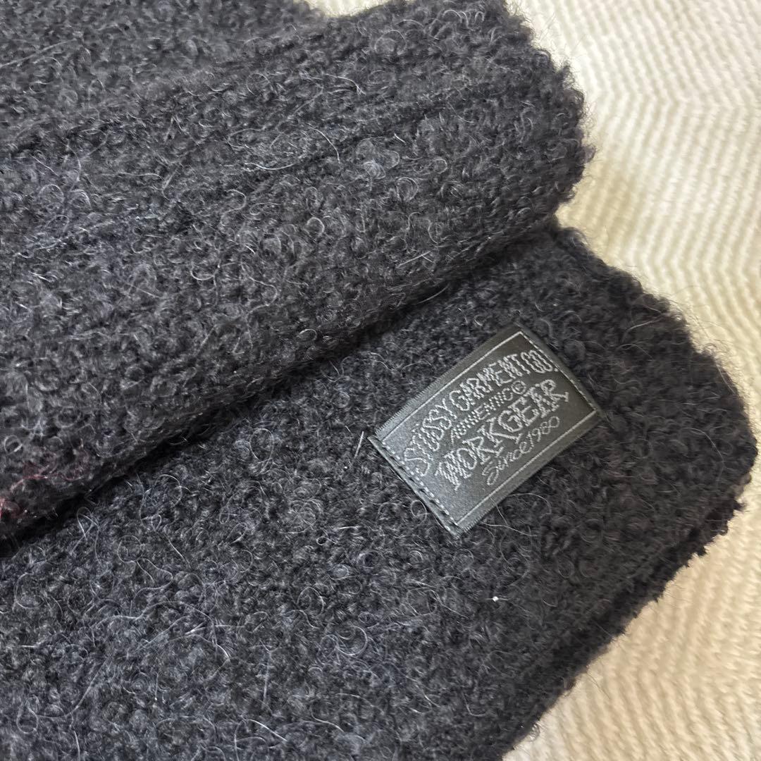 小物 STUSSY PIECED ALPACA WOOL SCARF