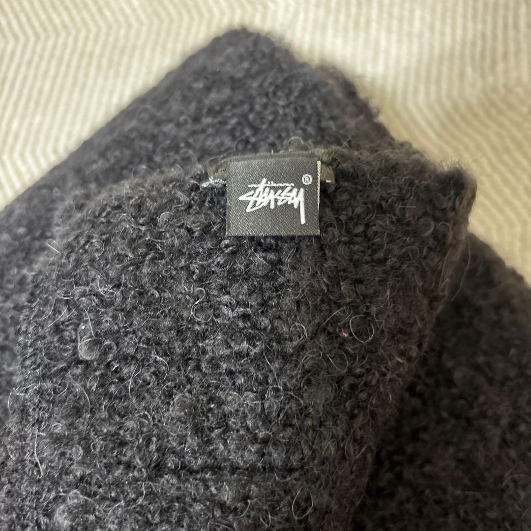 小物 STUSSY PIECED ALPACA WOOL SCARF