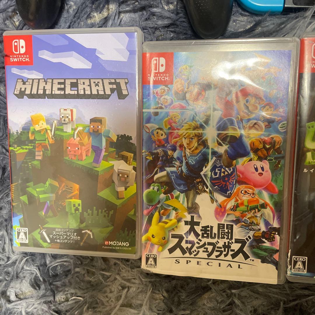 Nintendo Switch 本体 ソフト5個 コントローラー3台付き