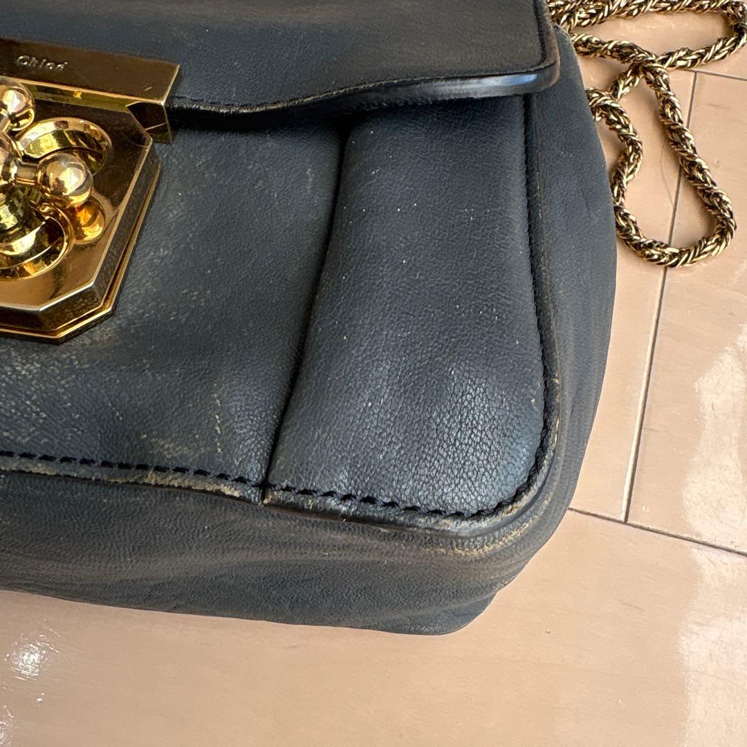 Chloe クロエ エルシー elsie ショルダーバッグ グレー