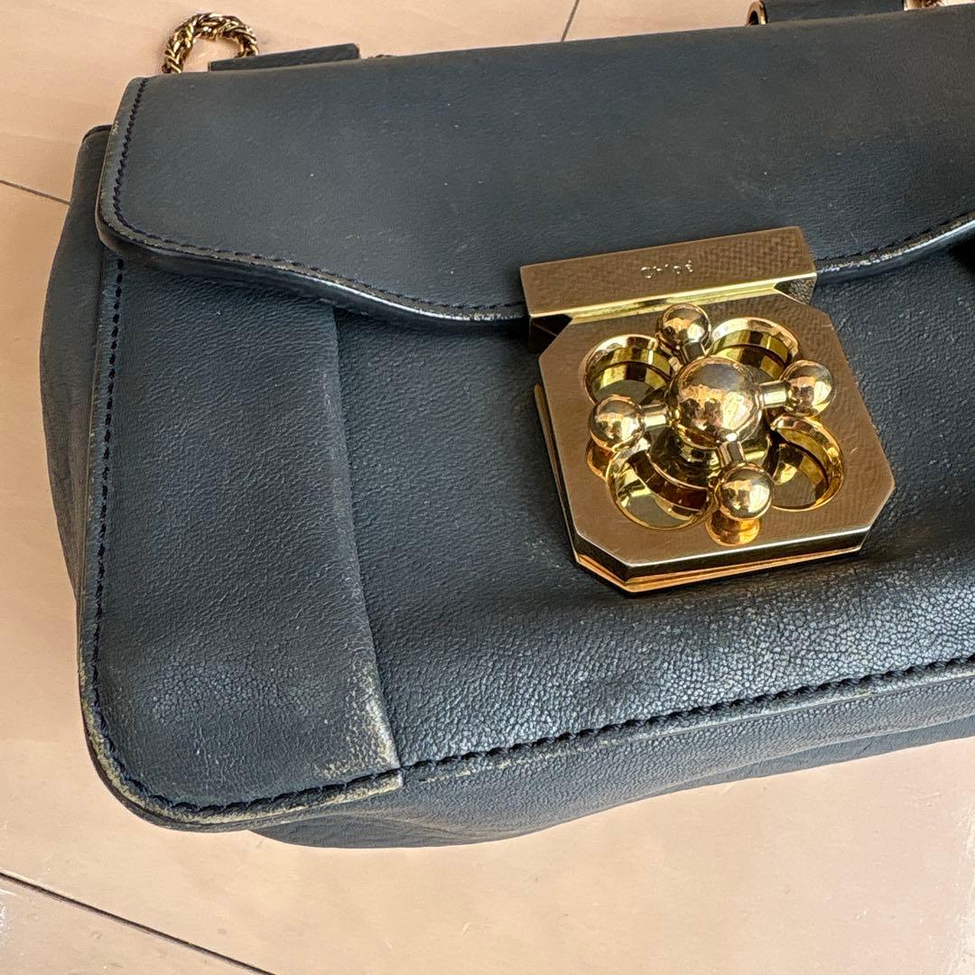 Chloe クロエ エルシー elsie ショルダーバッグ グレー