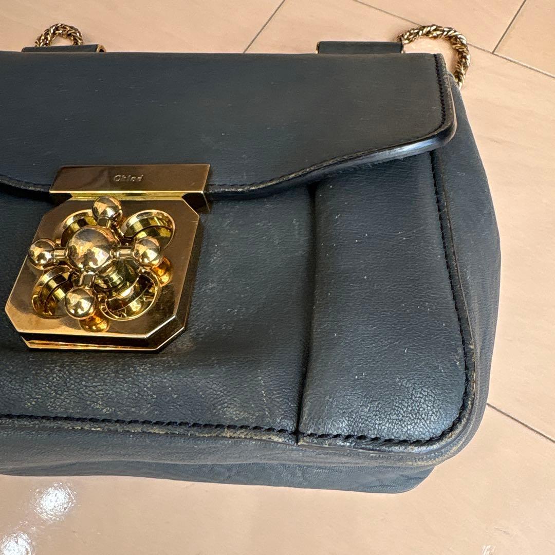 Chloe クロエ エルシー elsie ショルダーバッグ グレー