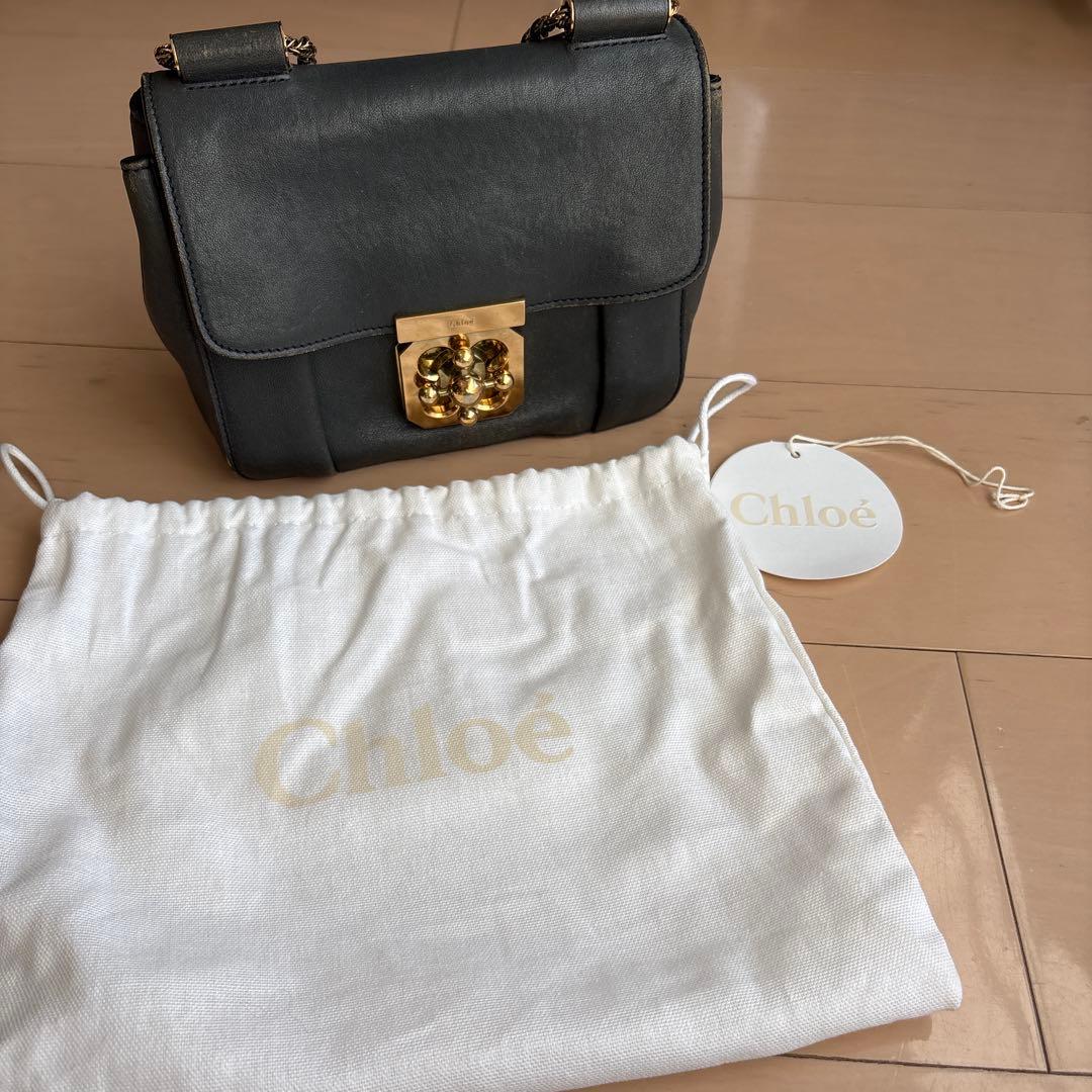 Chloe クロエ エルシー elsie ショルダーバッグ グレー