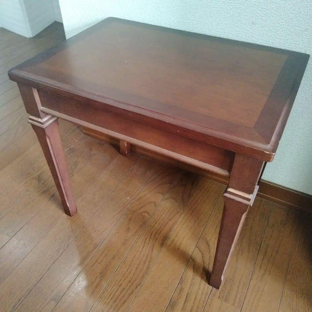 マルニ　地中海　ネスト/サイドテーブル　ブラウン木製　サイドテーブル