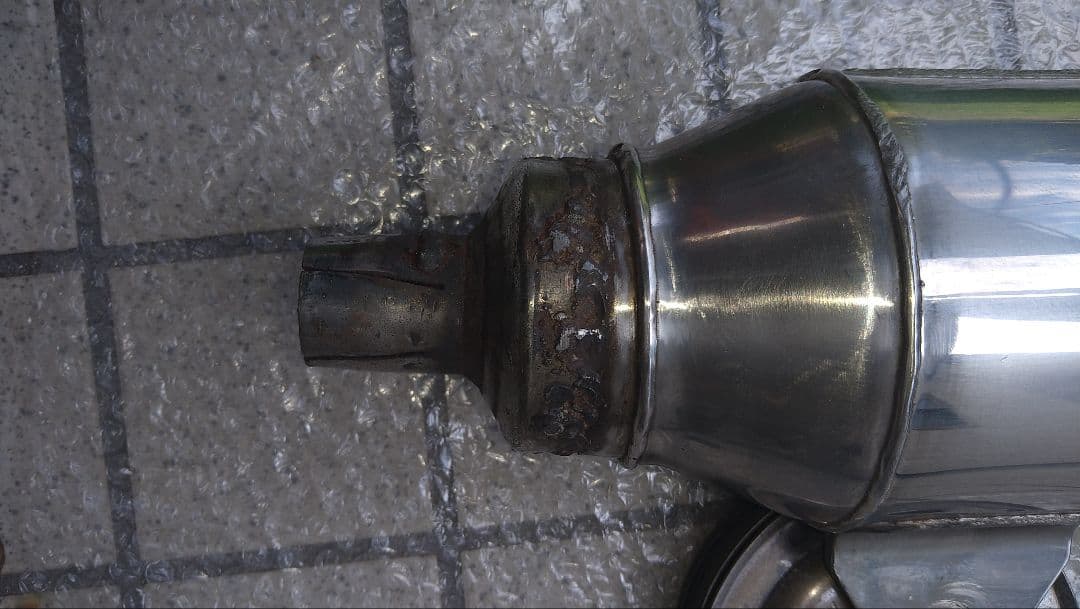 スーパートラップマフラー5インチ 要追加工必要