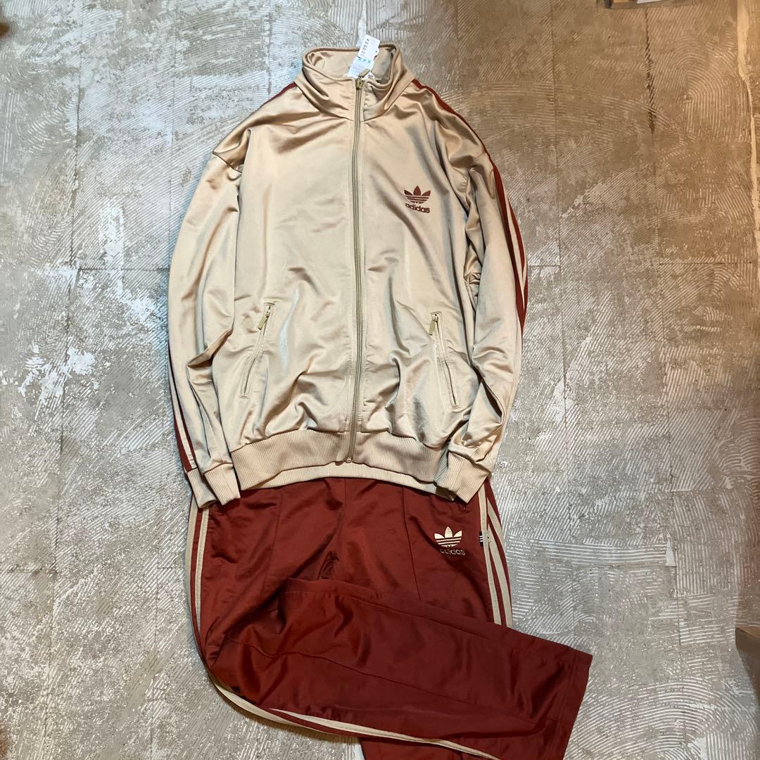 90s adidas ジャージ トラックジャケット セットアップ ワイド