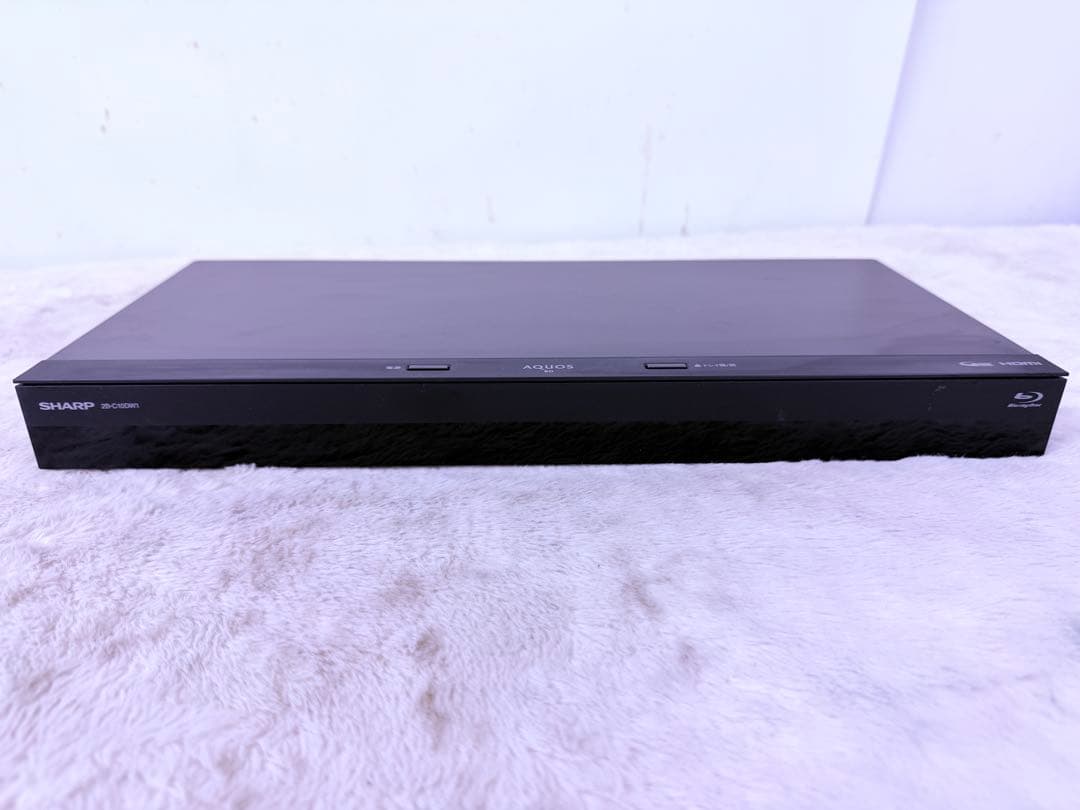 美品♪シャープ 1TB 2番組同時録画 ブルーレイレコーダー 2B-C10DW1