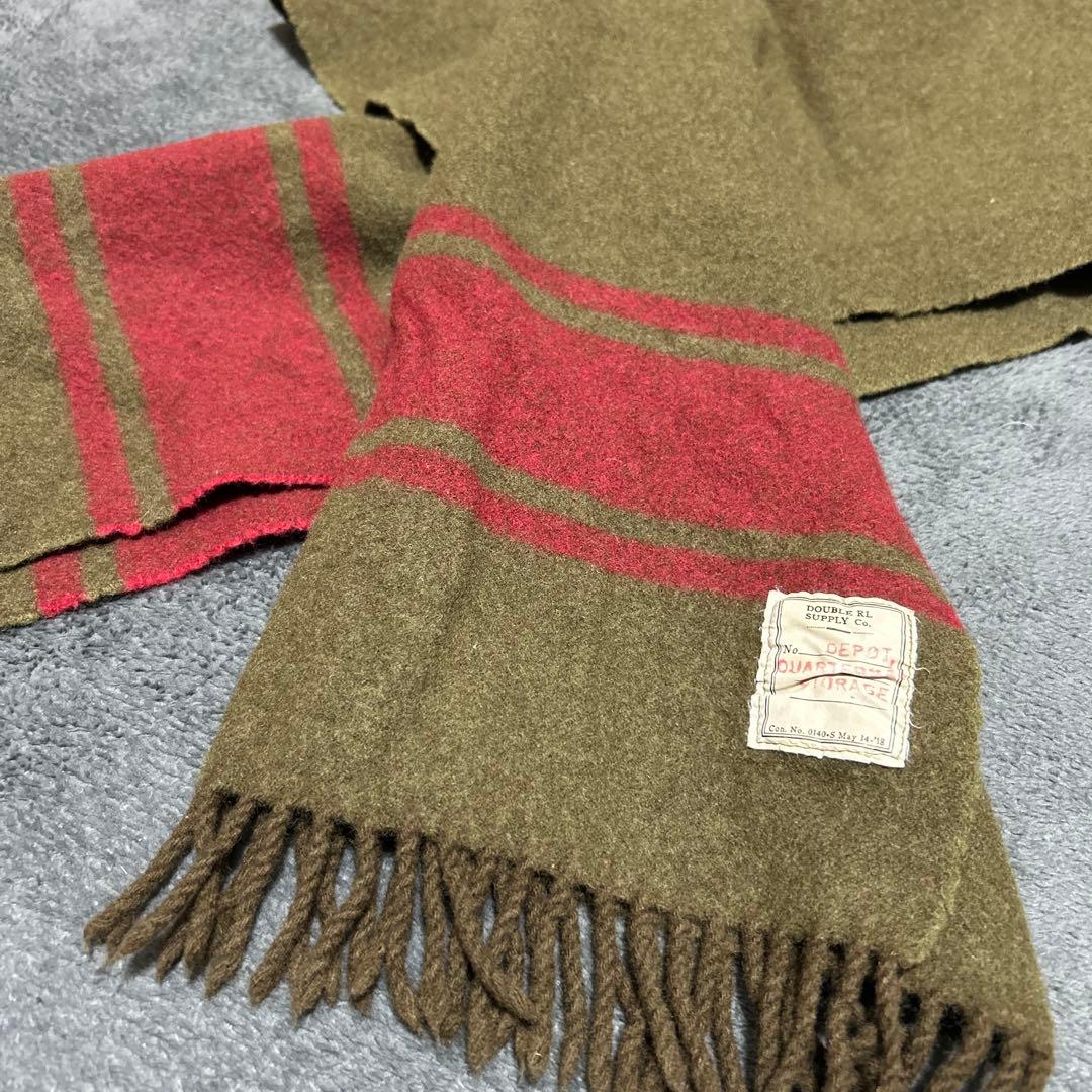 RRL ウール ストール マフラー ミリタリー　状態良好