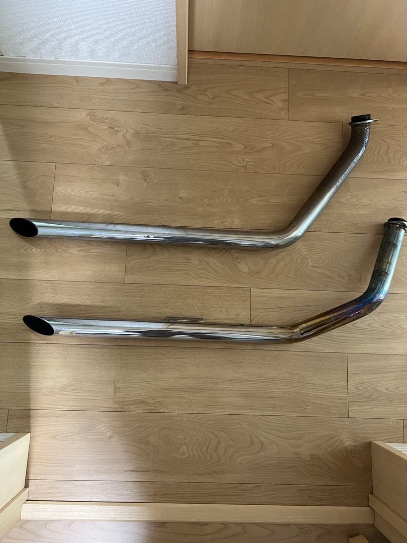 ハーレー　ショベルヘッド　ドラッグパイプ　1-3/4