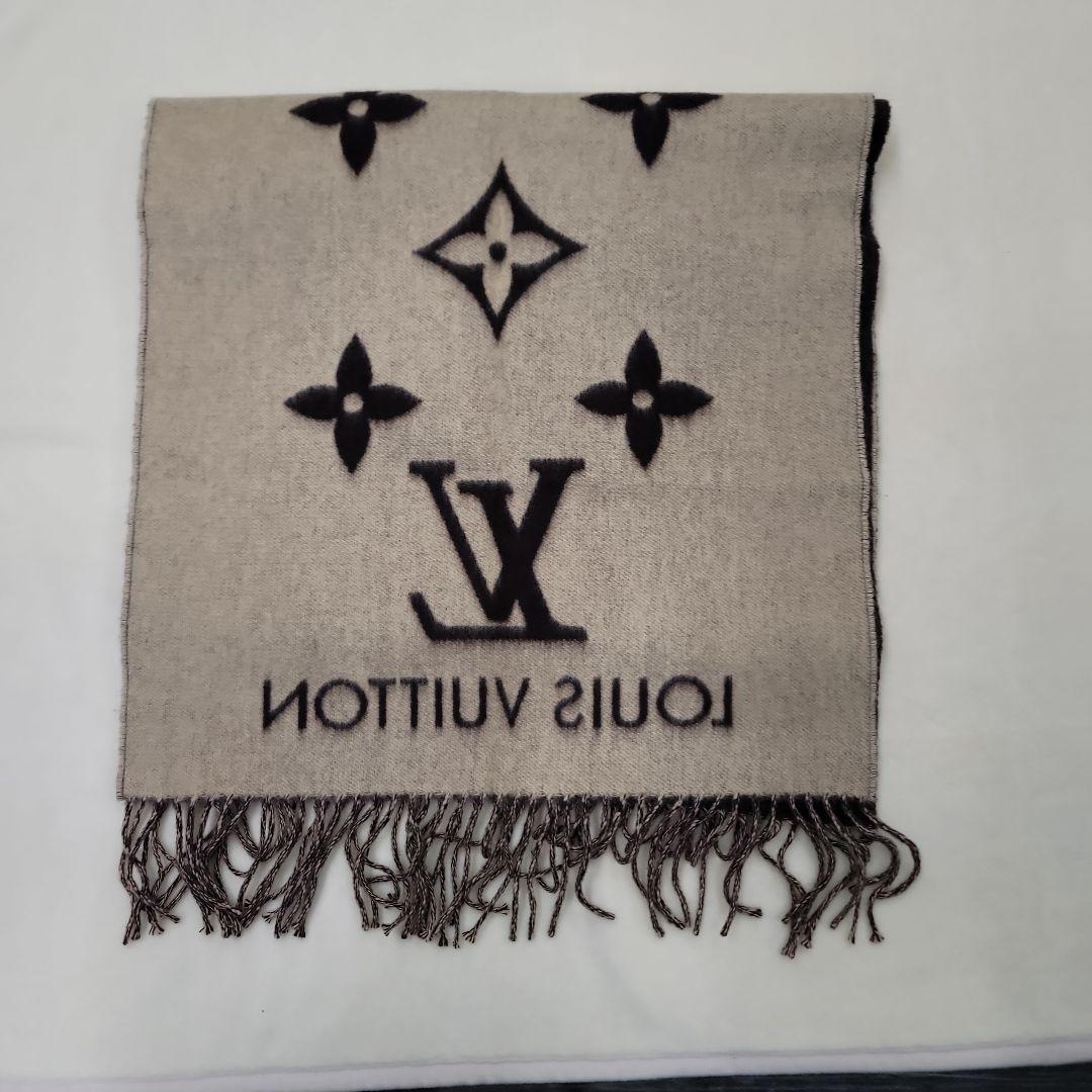 LOUIS VUITTON カシミヤマフラー Monogram