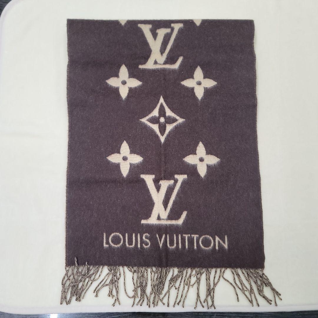 LOUIS VUITTON カシミヤマフラー Monogram