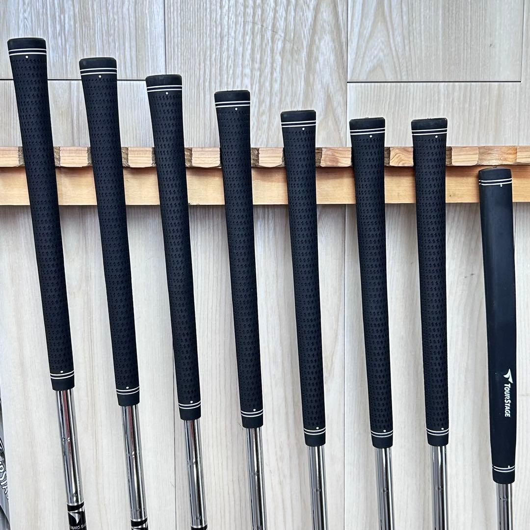 【メンズ右】ツアーステージ V002 メンズゴルフセット 美品　初心者