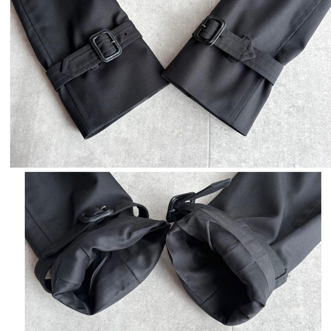 美品✨マッキントッシュロンドン トレンチコート チェック ライナー ブラック38