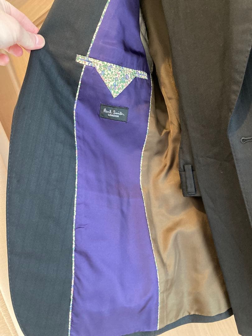 Paul Smith ブラックビジネススーツ　セットアップ