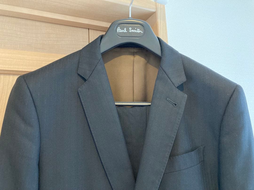 Paul Smith ブラックビジネススーツ　セットアップ