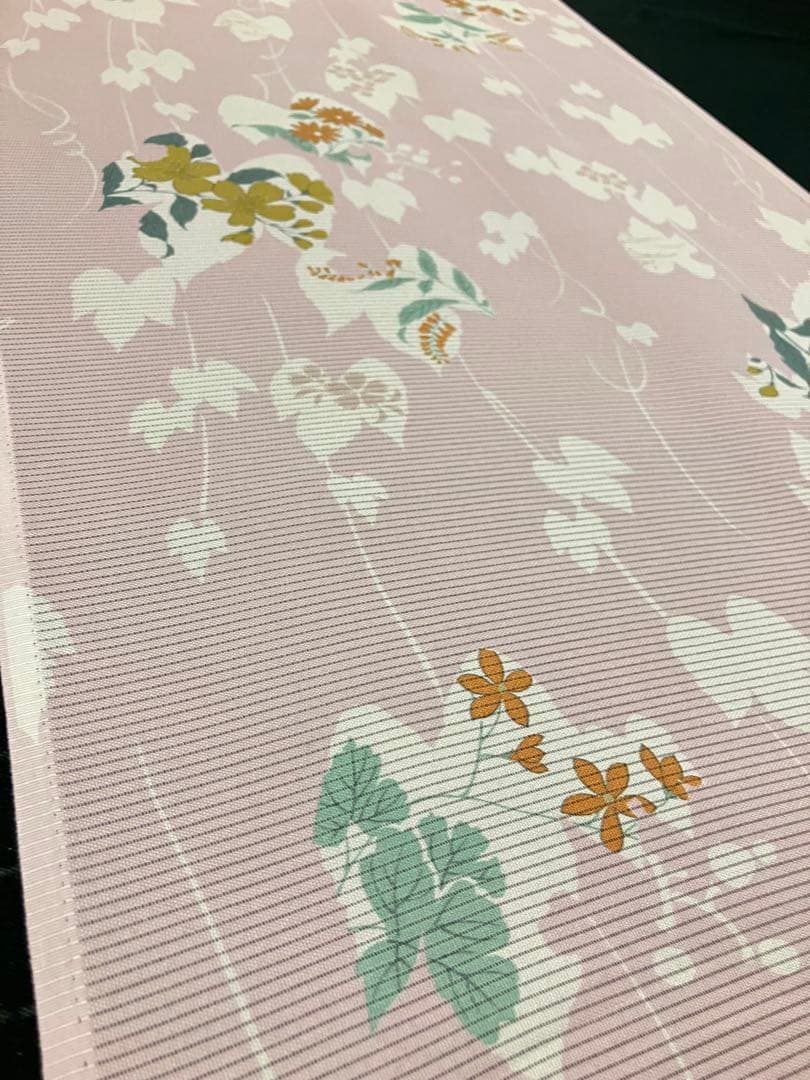 ふたごちゃんです　東レシルック　お仕立て付き　小紋