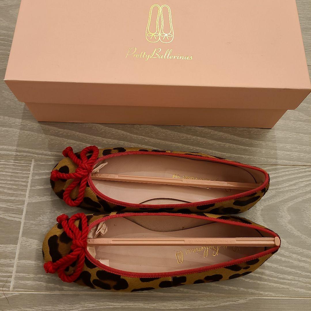 PrettyBallerinas レオパード柄 バレエシューズ　美品