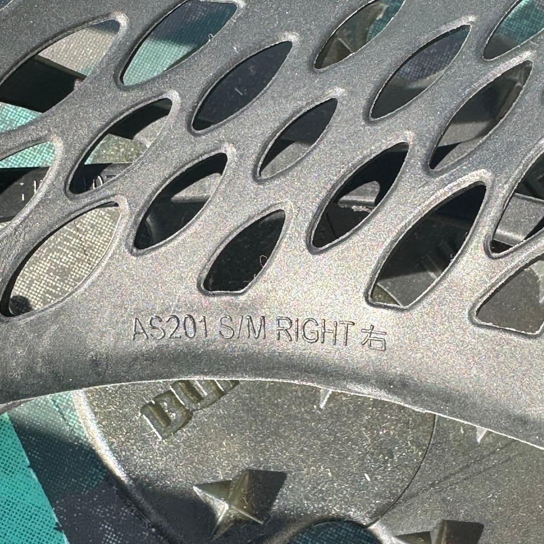 バートン ディセンダント 155cm バインディングセット　JOYNT S/M