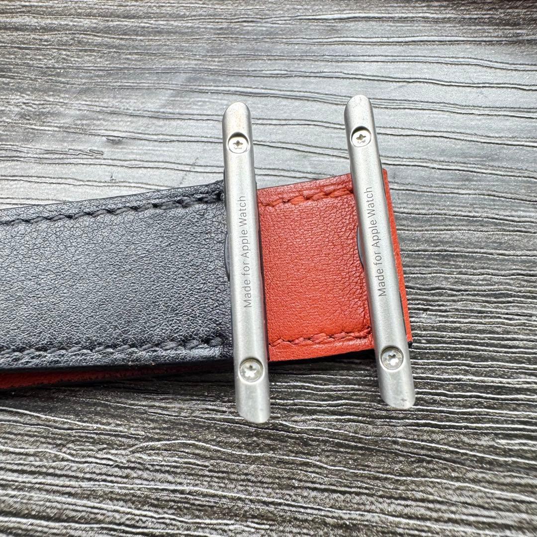 2863 ほぼ未使用　Apple Watch エルメス　ドゥブルトゥール　二重