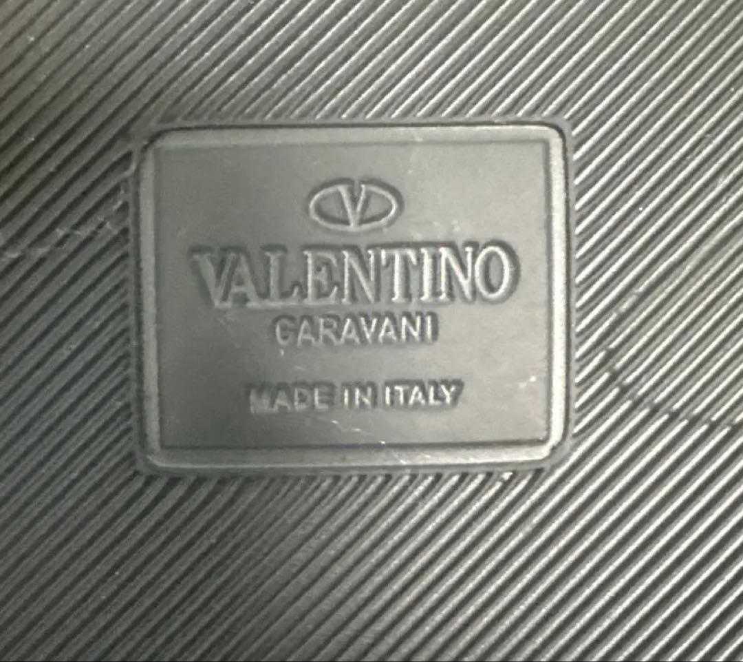 VALENTINO スタッズ付き サンダル　ブラック27cm靴袋付き