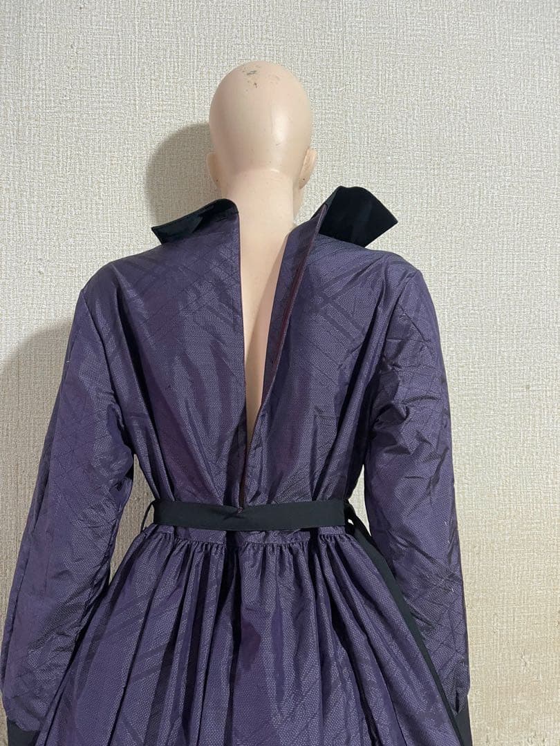 SNT 着物リメイクワンピース　大島紬正絹　サイズは最後ベージ1月上旬発送