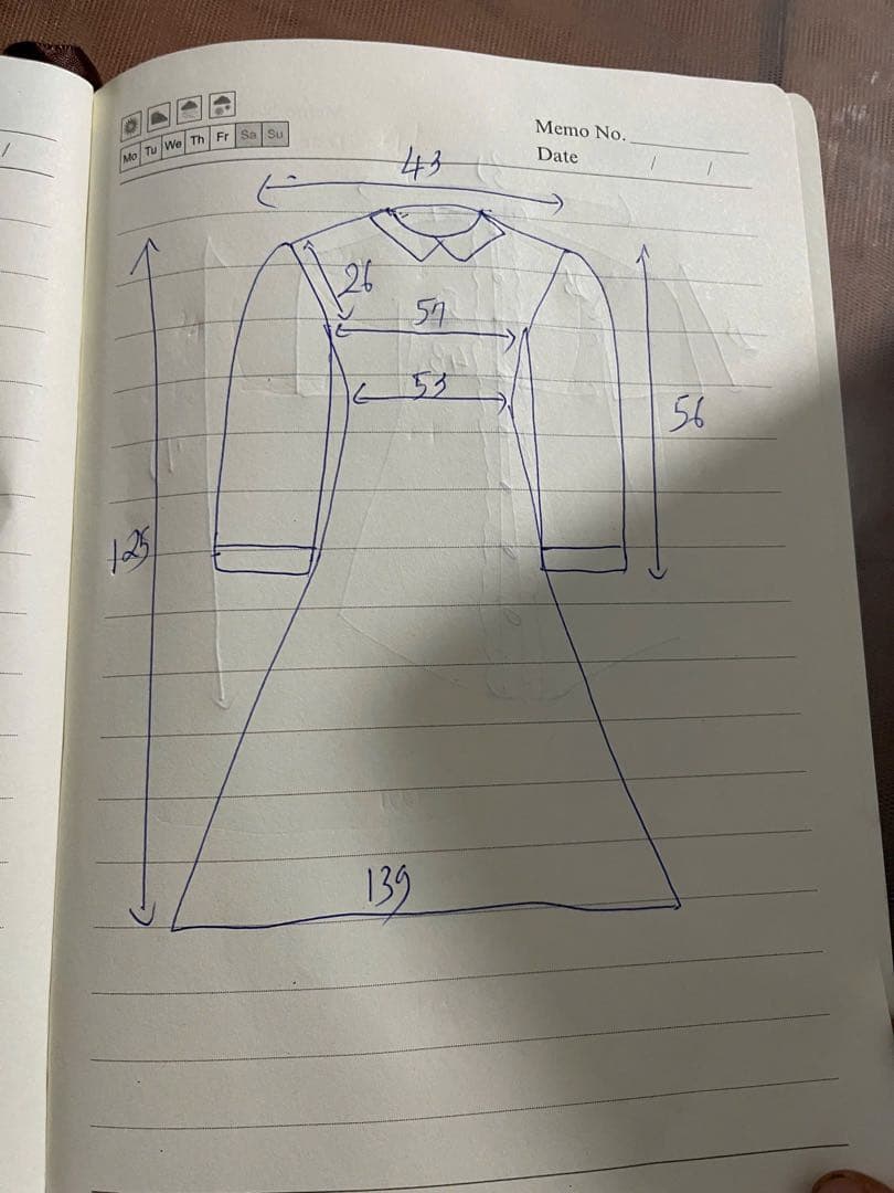 SNT 着物リメイクワンピース　大島紬正絹　サイズは最後ベージ1月上旬発送