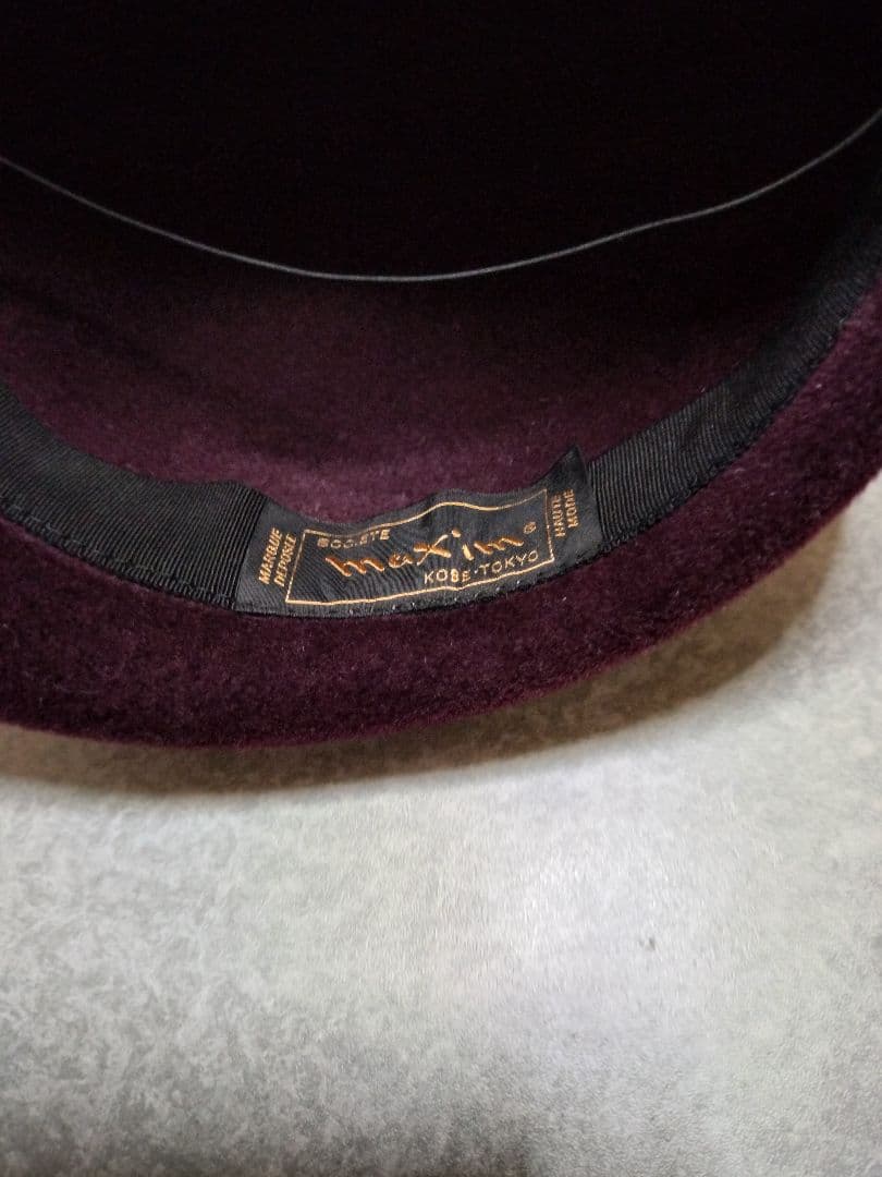 ♡美品♡Maxim♡兎毛♡婦人帽子