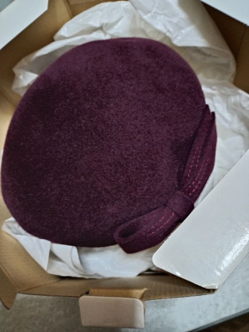 ♡美品♡Maxim♡兎毛♡婦人帽子