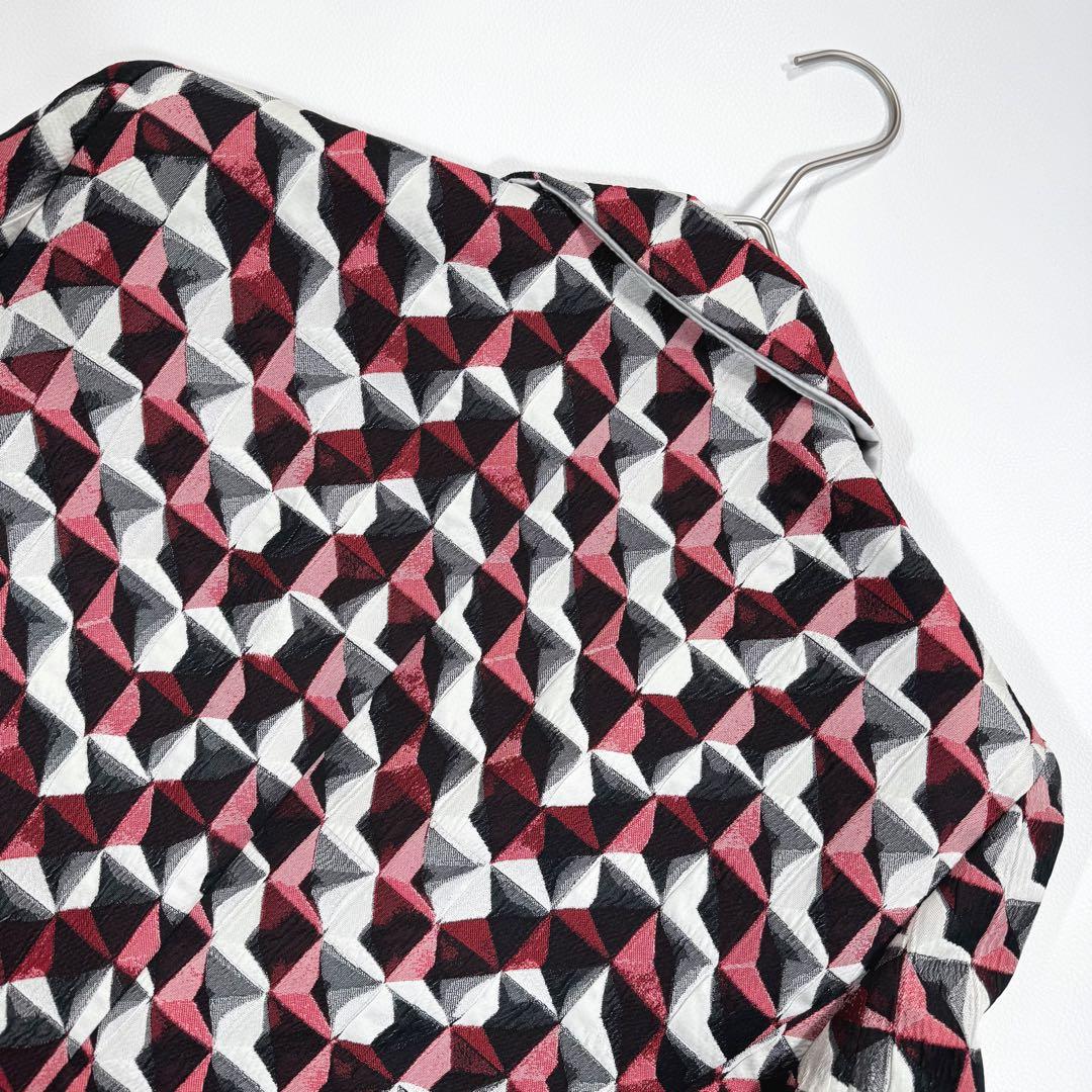 【美品】エンポリオアルマーニ マドラス柄 テーラードジャケット 42