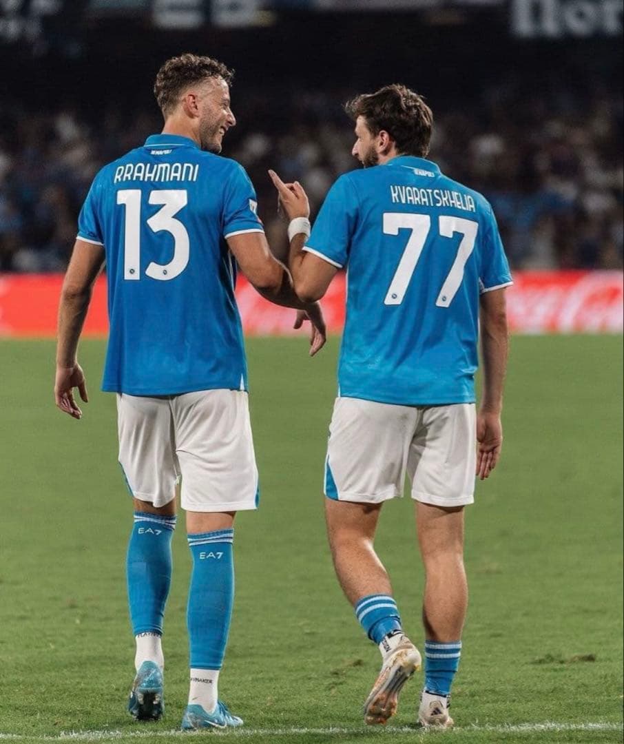 (新品)ナポリ ユニフォーム ホーム24/25 クヴァラツヘリア XL