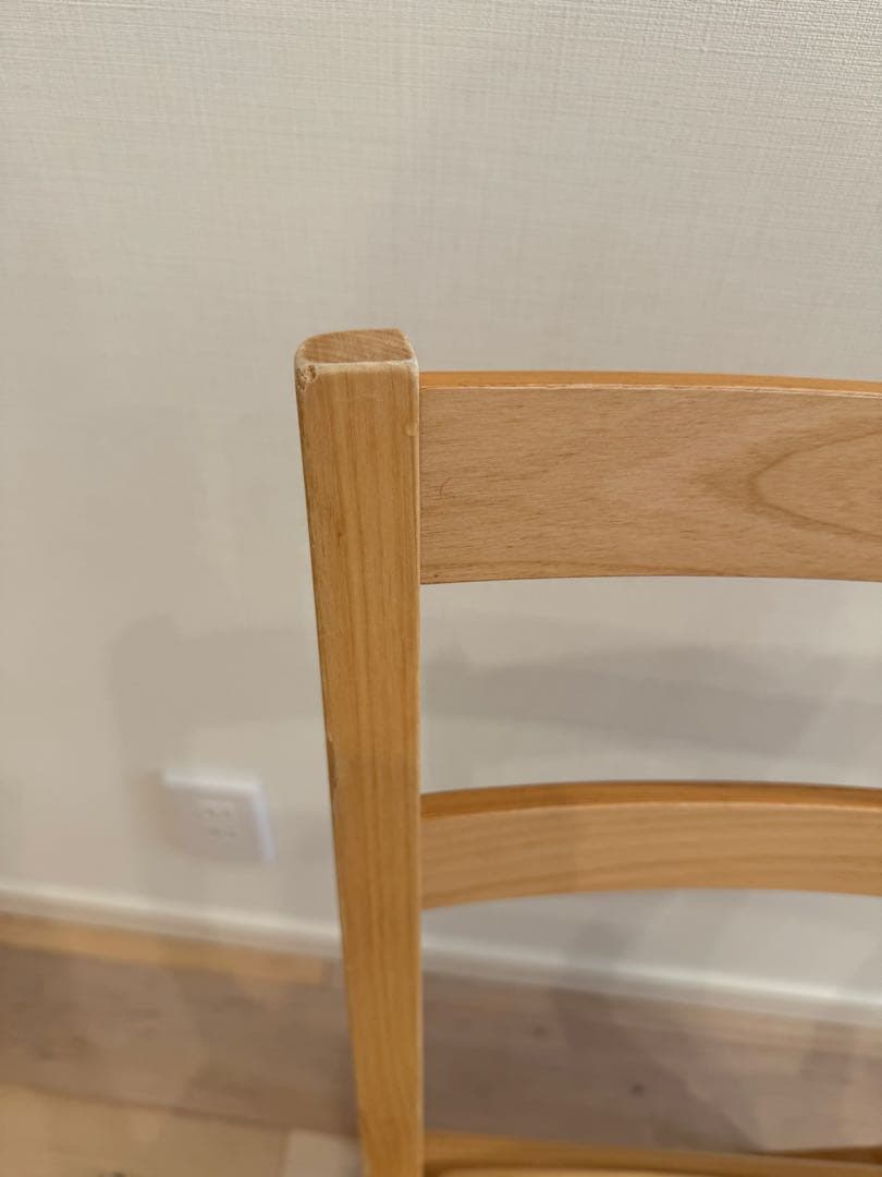 マユゲ犬！ 堀田木工所 無垢 ダイニングチェア 1脚 ② 引き取り可
