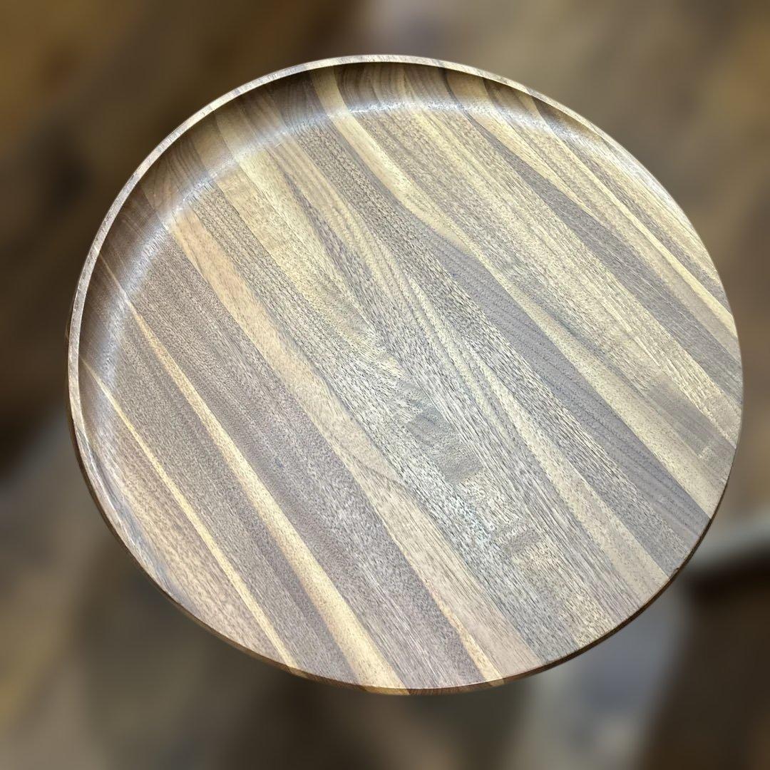 karimoku 木製 円形サイドテーブル