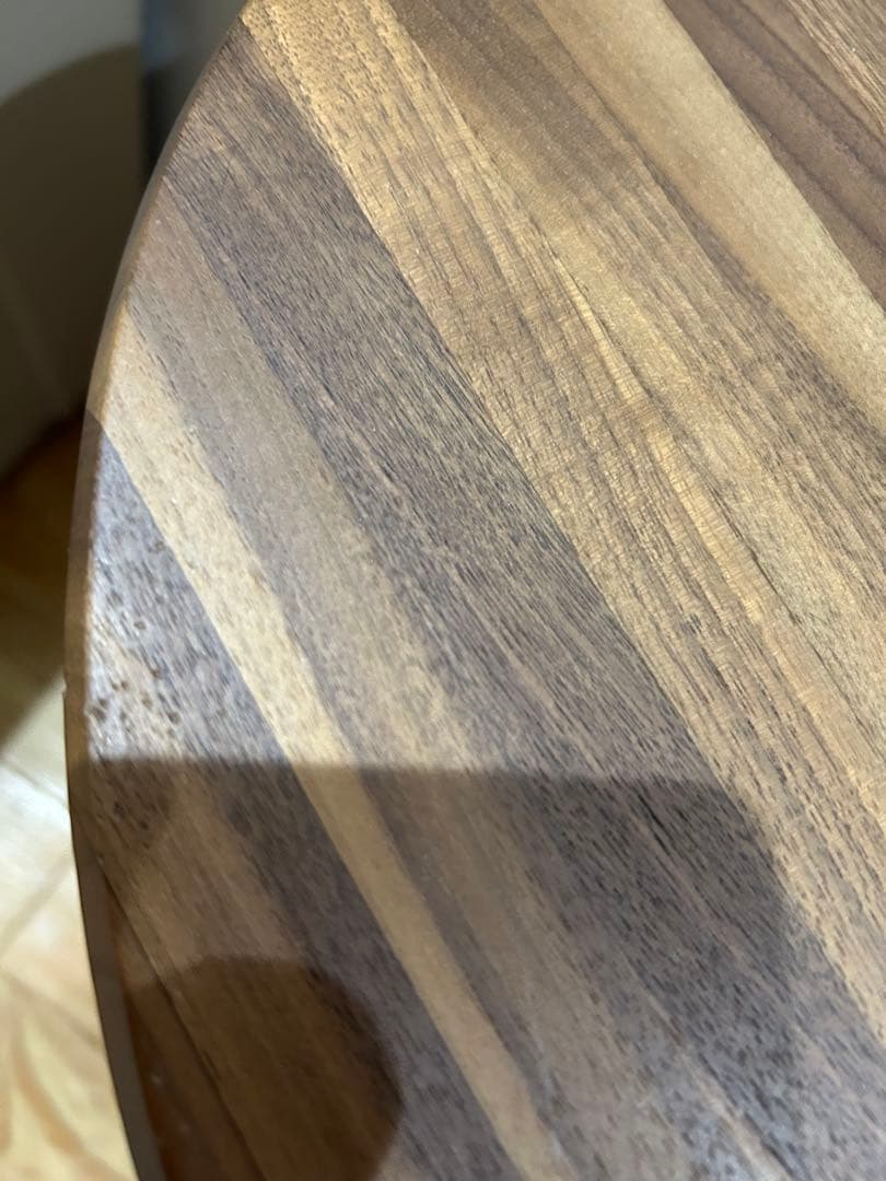 karimoku 木製 円形サイドテーブル