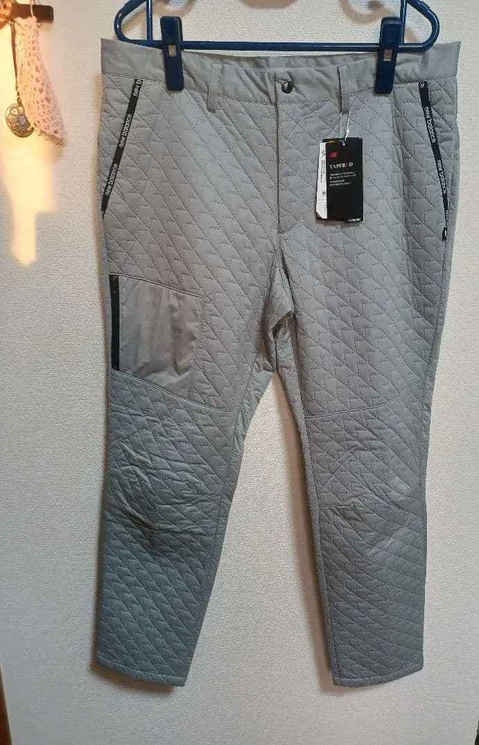 新品✰newbalancegolfキルティングゴルフウェア上下 蓄熱保温防風撥水