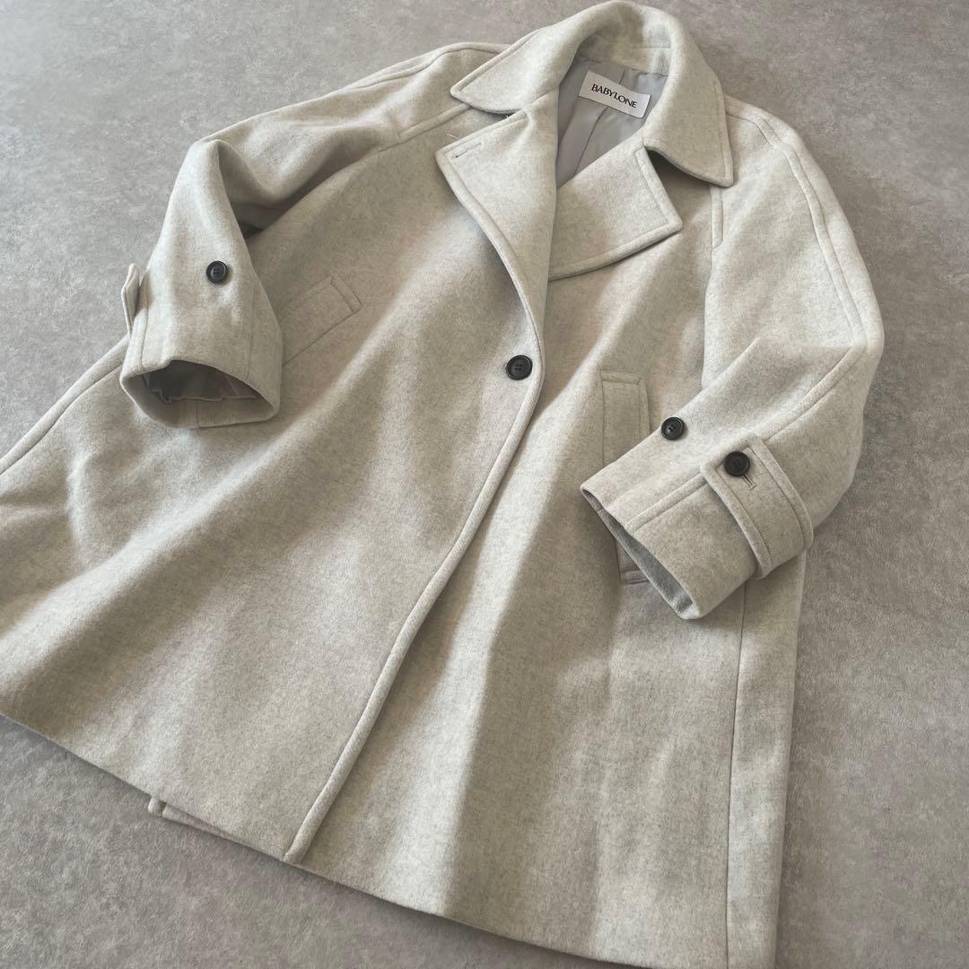 美品【定価5.7万】BABYLONE バビロン ステンミドルコート